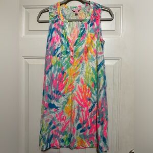 Lilly Pulitzer Essie Tank Dress Sparkling‎ Sands XS